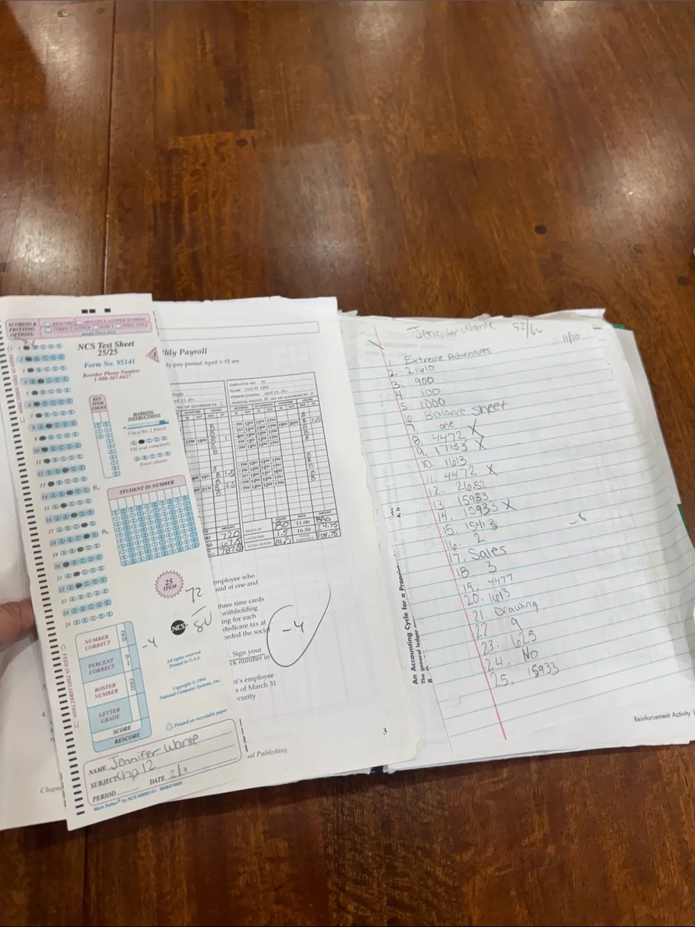 Accounting Textbook and Workbook Set 2000s